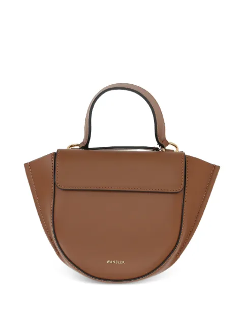 Wandler mini Hortensia leather tote bag Brown 0001681732