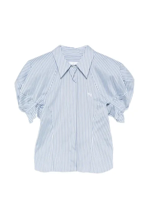 Vivienne Westwood striped short-sleeved shirt Blue 15050015W01FL