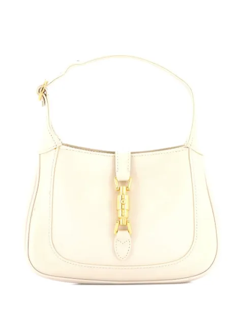 Gucci Pre-Owned Jackie 1961 Leather Mini hobo bag Neutrals BFD3W9VY7XK350H0