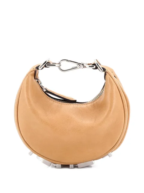 Fendi Pre-Owned Fendigraphy Bag Leather Nano hobo bag Brown 79XVDB7CTRWO9Q5A