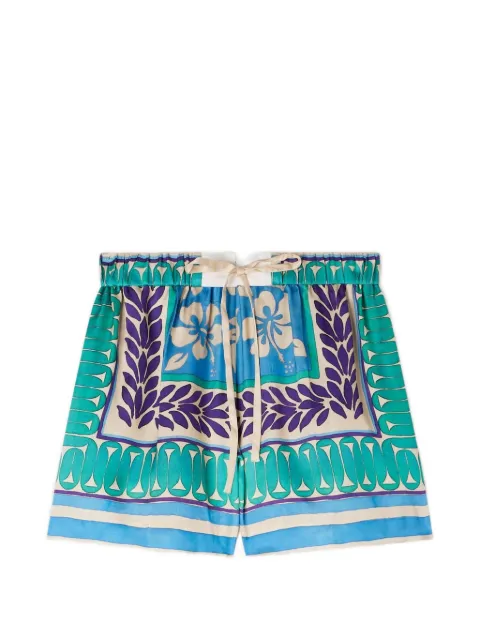 SANDRO floral print shorts Green SFPSH00642