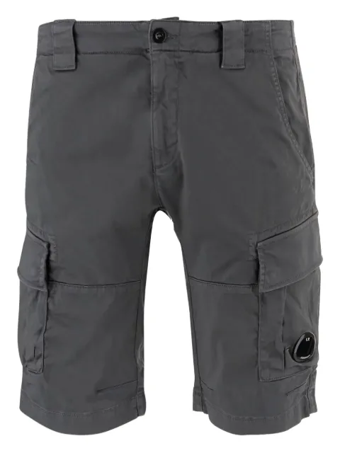 C.P. Company stretch sateen cargo Lens shorts Grey 20CMBE746A005694G921