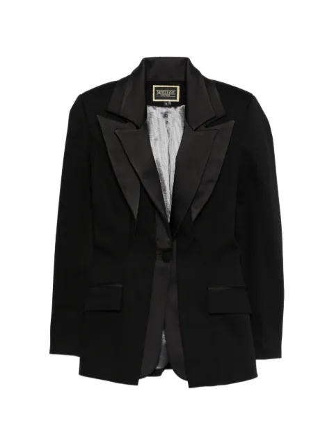MITILIANE COUTURE double lapel tuxedo jacket Black 1017