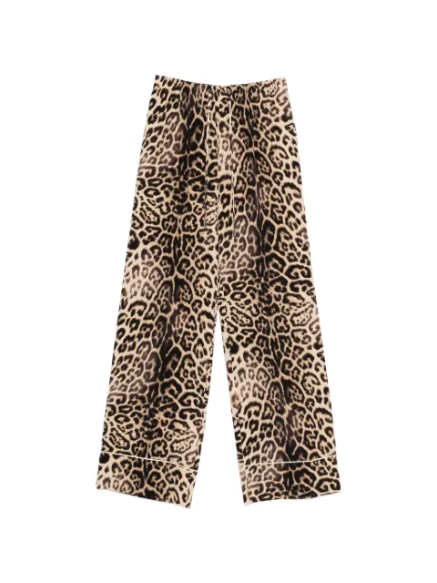 Ermanno Scervino leopard-print trousers Brown D482P350YLI