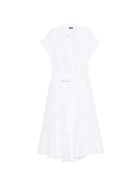 Kiton belted shirt midi dress White D55375H0614301