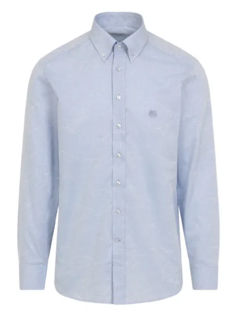 ETRO paisley buttoned shirt Blue MRIB000499TJ5C7