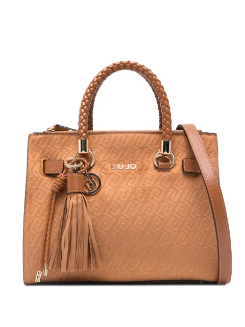 LIU JO small satchel with charm Brown AA6069T384A
