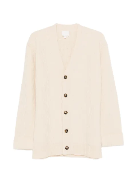 A.P.C. buttoned V-neck cardigan Neutrals WVBBRM22002