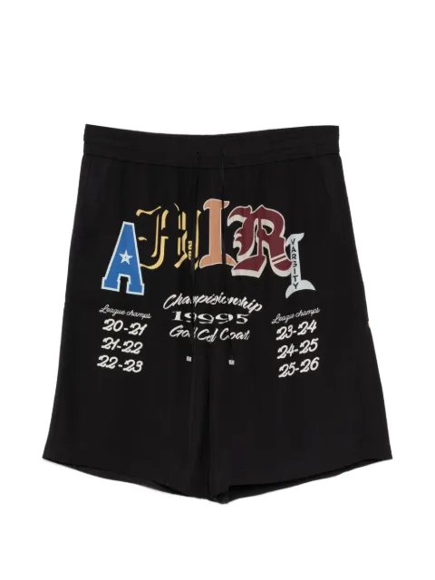 AMIRI graphic drawstring shorts Black AMBMSO1028001