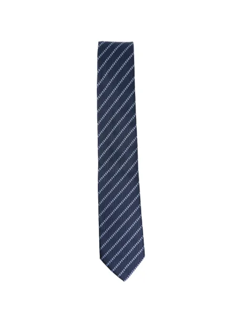 Giorgio Armani striped tie Blue GM000802TE20403