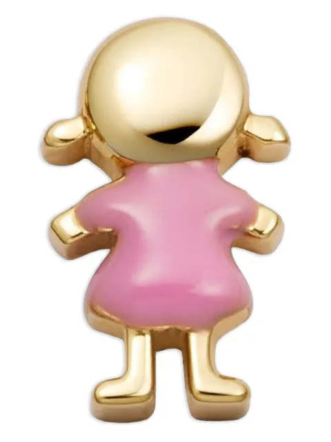 Loquet yellow gold girl charm Gold CHMGIRPIN18Y