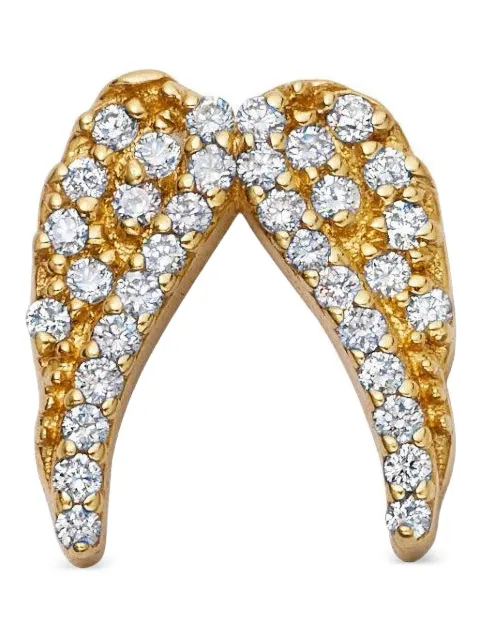 Loquet diamond angel wings charm Gold CHMWINDIA18Y1
