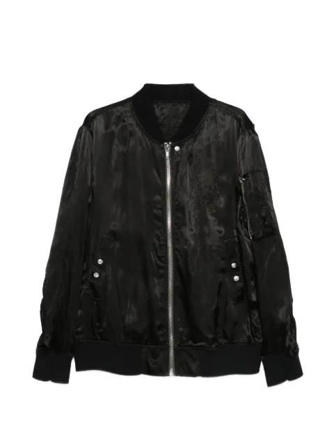 Rick Owens zip bomber jacket Black RU01F2778N