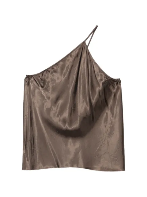 Rick Owens asymmetrical top Brown RP01F6117N