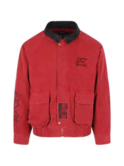 Enfants Riches Déprimés graphic-print jacket Red 30559