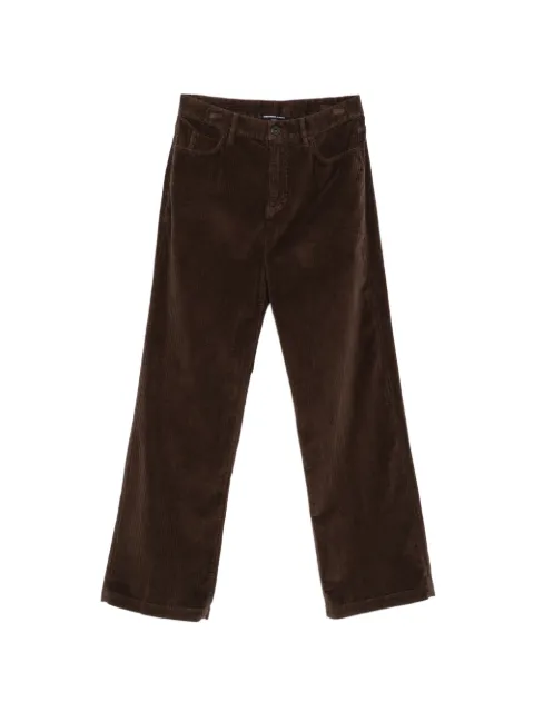 James Perse corduroy straight-leg trousers Brown WUSC1067