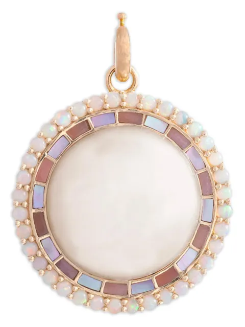 Storrow Jewelry Josephine opal and pearl pendant Gold JK29POP