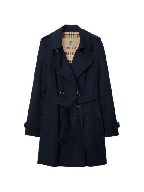 Burberry short Chelsea Heritage trench coat Blue 8117257