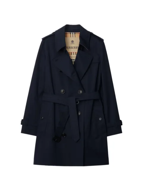 Burberry short Kensington Heritage trench coat trench coat Blue 8117259