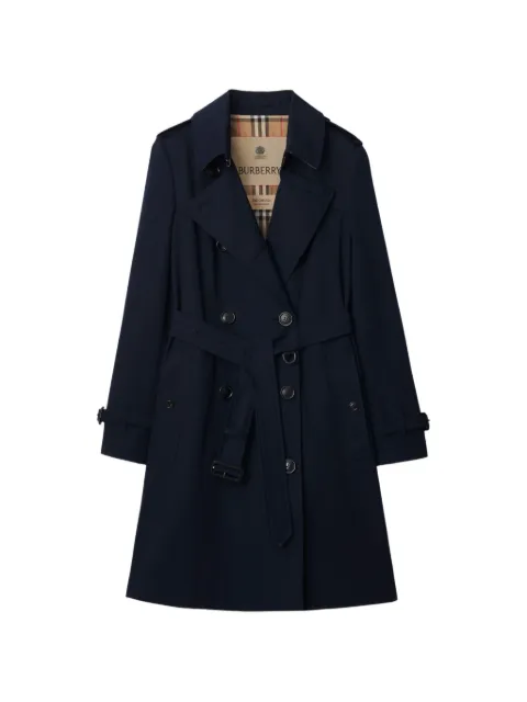 Burberry mid-length Chelsea Heritage trench coat Blue 8117255