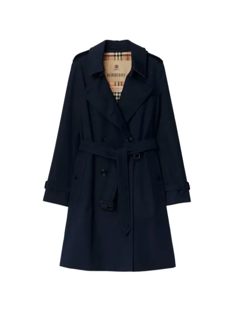 Burberry mid-lenght Kensington heritage trench coat Blue 8117258