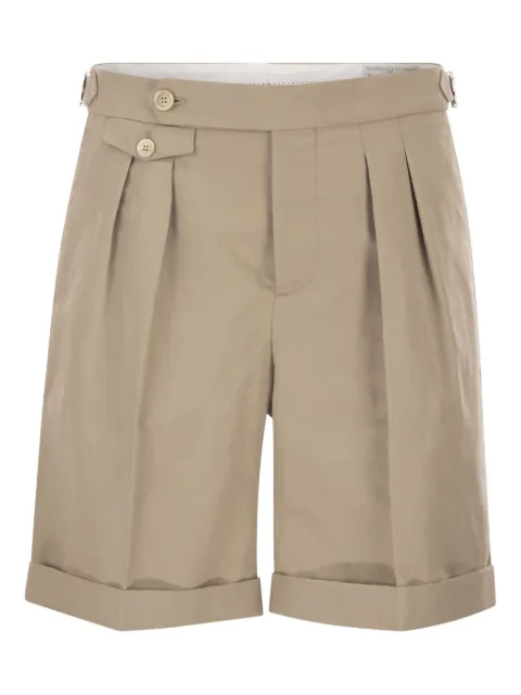 Brunello Cucinelli turn-up hem shorts Neutrals MH253U0040C2444