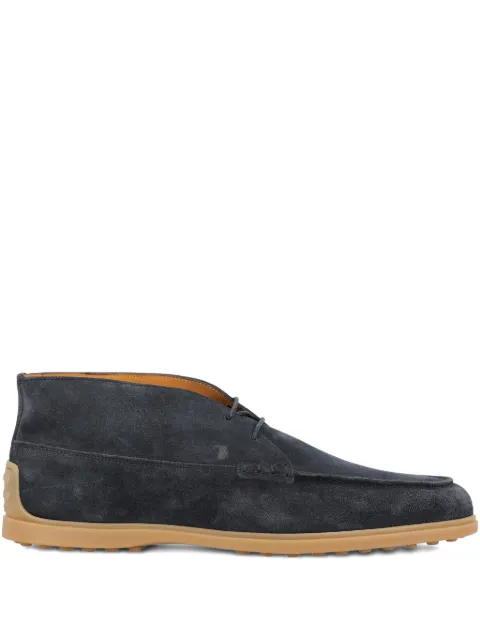 Tod's flat lace-up boots Blue XXM78L0JY40RE0