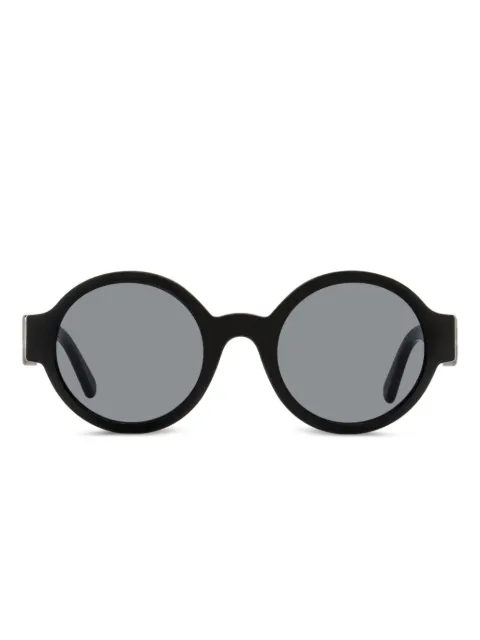 Moncler Eyewear logo round sunglasses Black ML02435101A