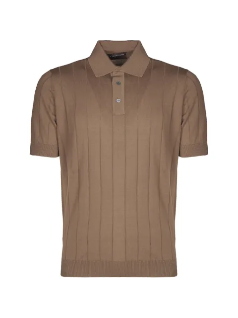 Filippo De Laurentiis short-sleeves polo shirt Brown PL1MCCR14C070
