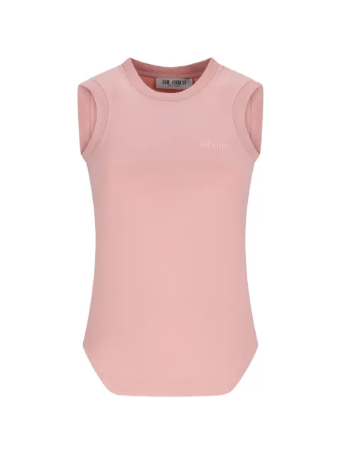 The Attico Reese logo-embroidered tank top Pink 260WCN00003JJJ025AA098