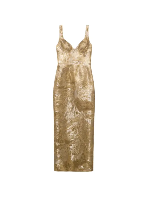 SIMKHAI Viella bustier maxi dress Gold 1261234MJ