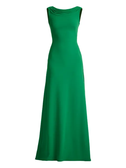 Tadashi Shoji cowl-neck maxi dress Green BOS25231LBAMBO