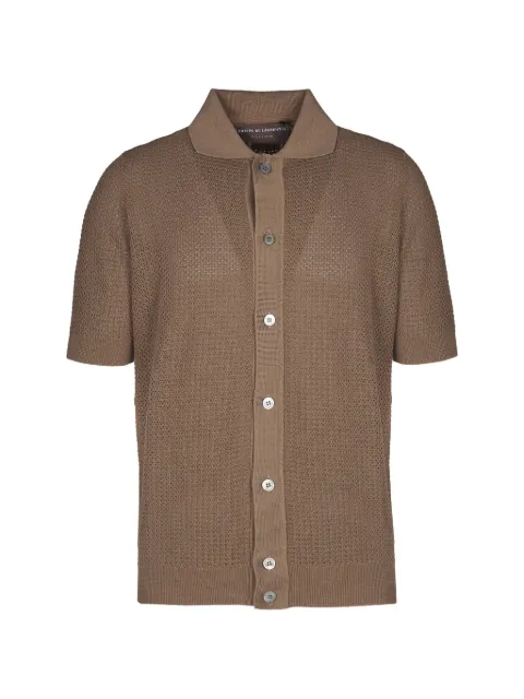 Filippo De Laurentiis short-sleeves shirt Brown CA3MCCR14L070