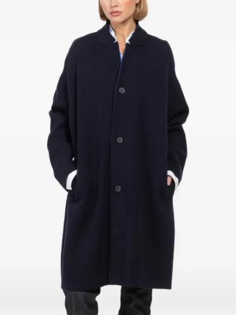 Oyuna Storm relaxed-fit coat Blue STORM