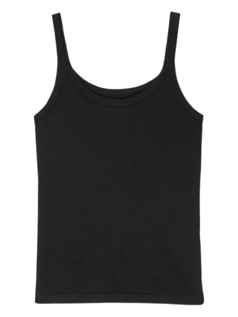 The Great. scoop-neck tank top Black T1145002