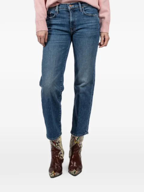 MOTHER zip cropped jeans Blue 107571297