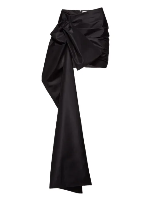 Magda Butrym bow draped mini skirt Black 134423