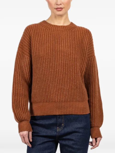 Iris Von Arnim Avelina ribbed sweater Brown 2610070101