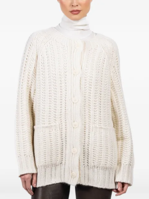 Iris Von Arnim Delphina buttoned pocket cardigan Neutrals 2610260122