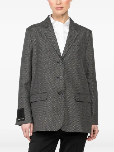 IBRIGU polka-dot three-button single-breasted jacket Grey 11IB41KDAILYBLACKWHITE3