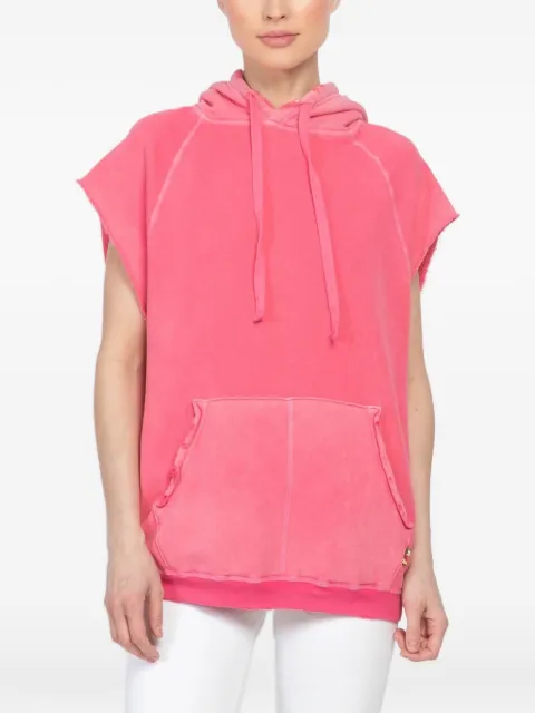 FreeCity sleeveless hoodie Pink ACTPOH003