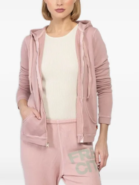FreeCity zip-up hoodie Pink FCTZIP021