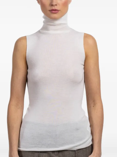 Dorothee Schumacher sleeveless turtle-neck top White 312001