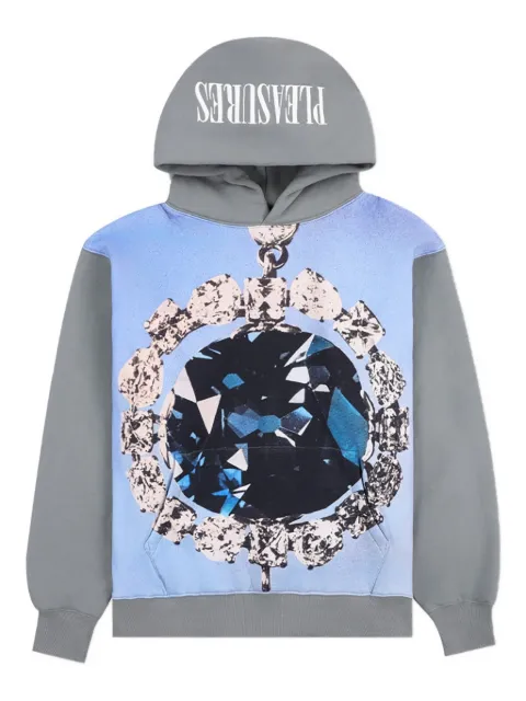 Pleasures graphic pullover hoodie Grey P25W052GRY