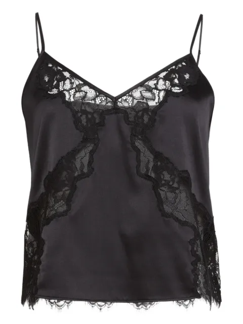 Fleur Du Mal Juliet lace top Black TP07140100
