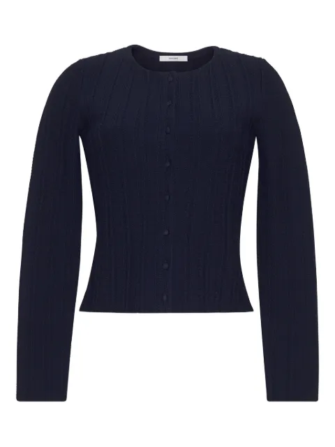 Adam Lippes Faye knit cardigan Blue R26630UB