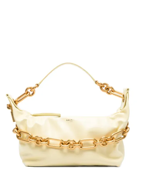 Balmain medium Sync bag in calfskin leather Yellow FN0BS002LMTE