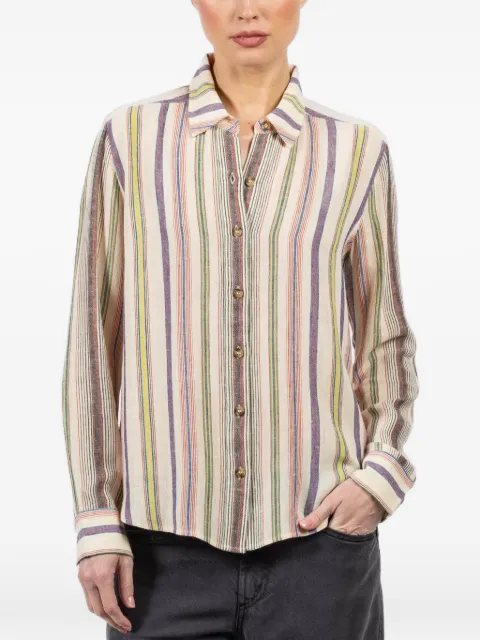 Xirena Marcel striped shirt Neutrals X5SSL046