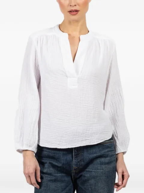 Xirena Arielle long-sleeve blouse White X5CHG038
