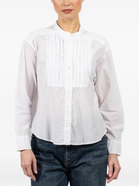 Xirena Miranda pleated shirt White X5CTP050